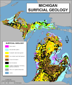 Michigan Surficial Geology